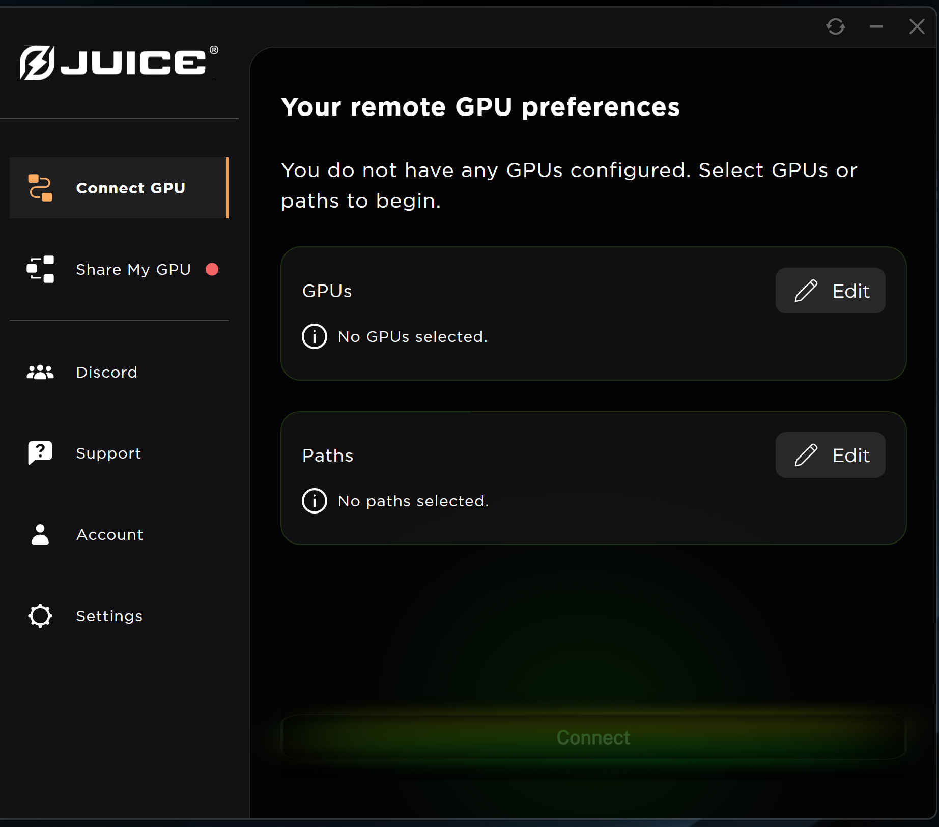 Connect GPU